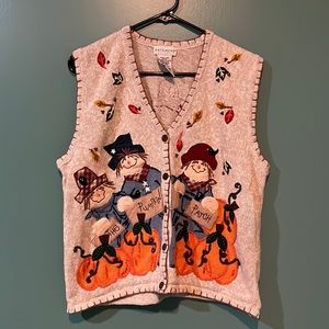 Vintage Fall Sweater Vest